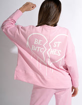 BEST BITCHES ROSE HOODIE